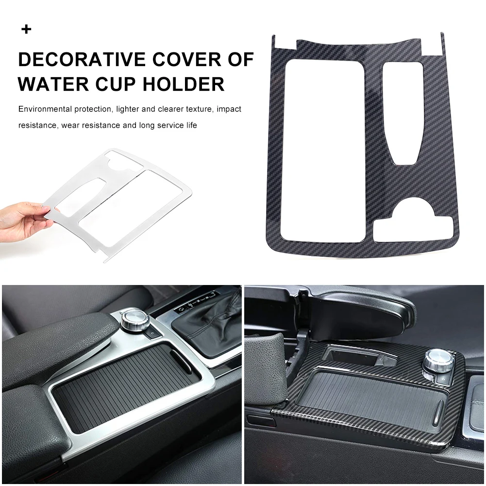 Автомобильный Стайлинг карбоновое волокно Мультимедийная панель для рук чехлы