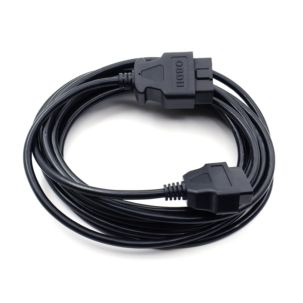 5 м 16 контактов OBD 2 II Elm327 Удлинительный кабель штекер-гнездо ODB2 EML 327 адаптер