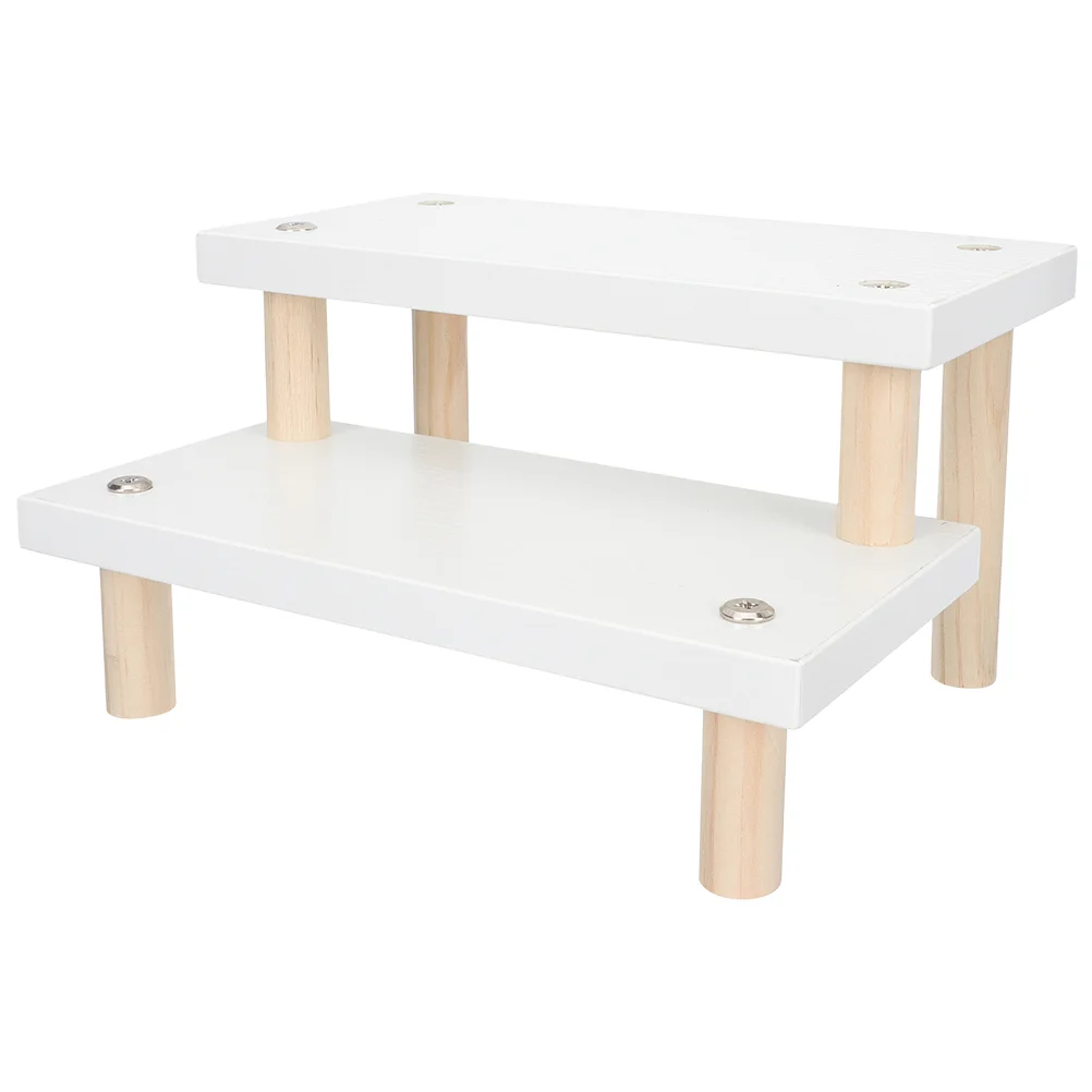 

Stand Display Riser Wood Rack Shelf Cupcake Table Step Holder Wooden Flower Perfume Tier Dessert Cake Retail Susan Lazy Complete