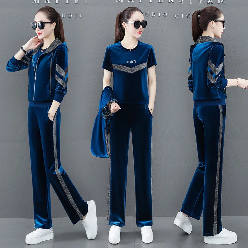 

3 шт./комплект, женский спортивный костюм на молнии