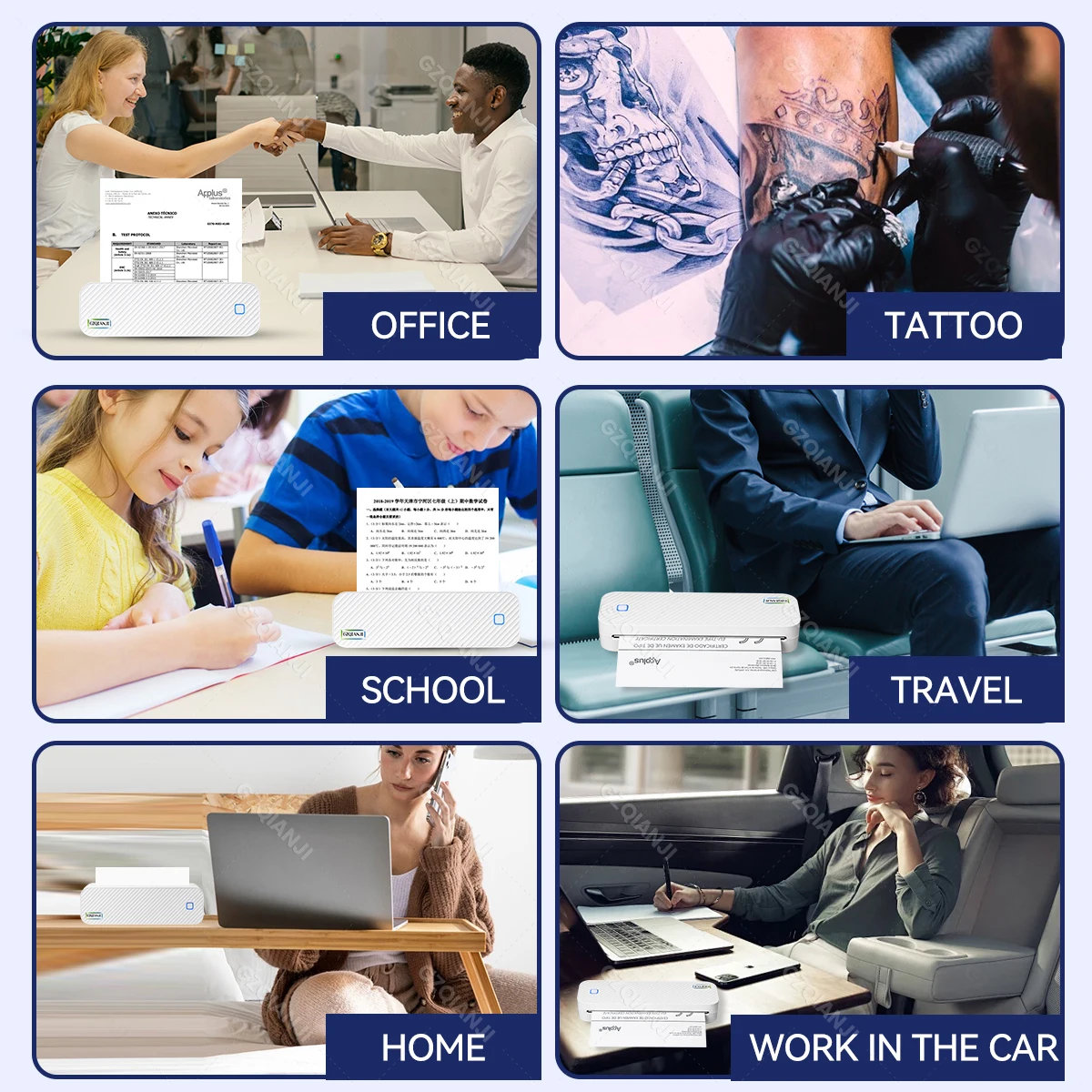 Офисная и школьная компания формата А4 мини-принтер печать в формате PDF A40