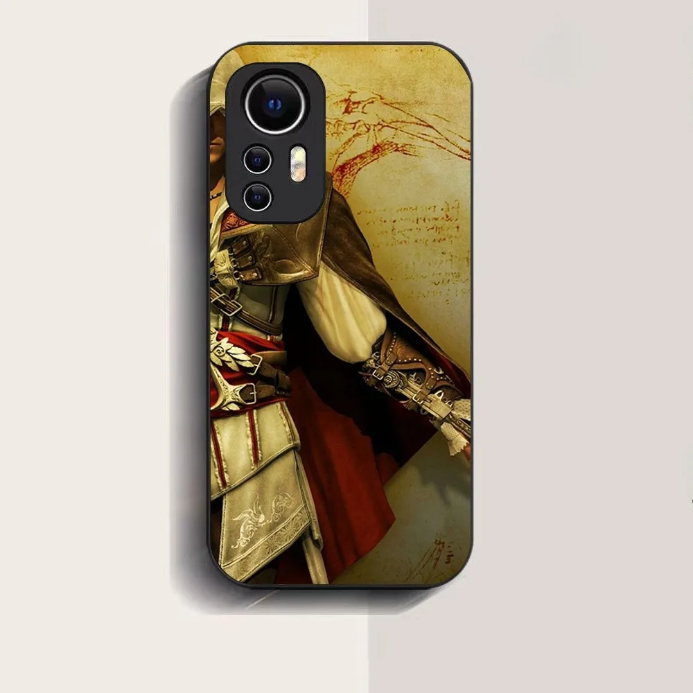 Чехол для телефона A-Assassins Game C-Creed Xiaomi 11 Redmi Note 5G 8T 9A 9 10T Note8Pro 12SUltra черный чехол