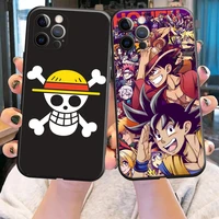 luffy one piece anime phone case for iphone 5 6 7 8 plus se 3 2020 2022 11 12 13 pro xs max mini xr x soft silicone cover luffy