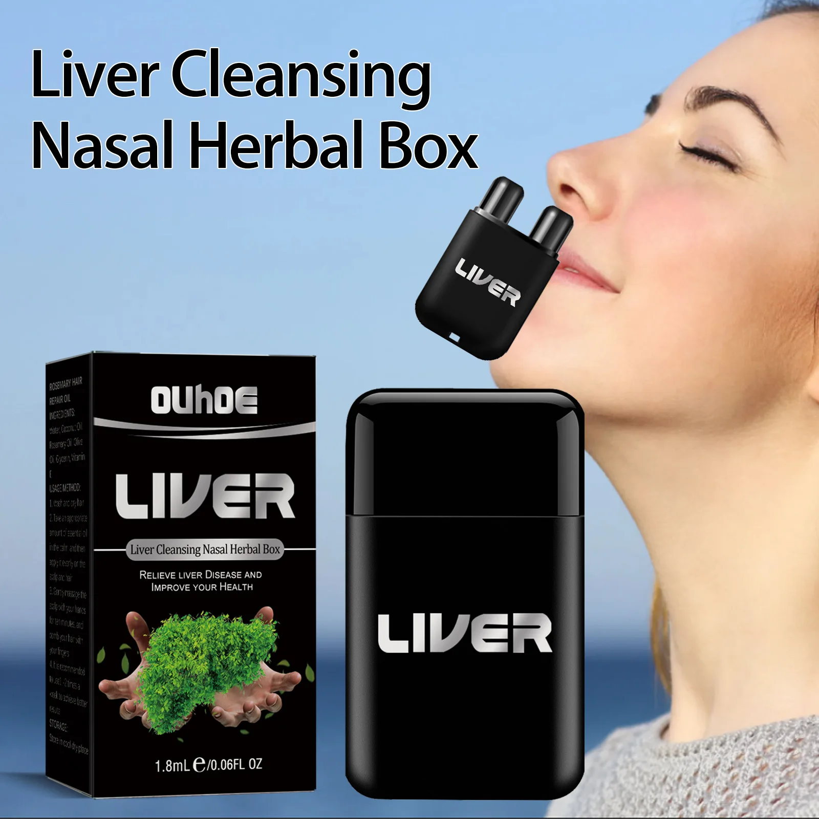 

Liver Health Nasal Inhaler Lung Cleanse Detox Prevent Cirrhosis Disease Promote Metabolism Relief Discomfortion Detox Nose Boxes