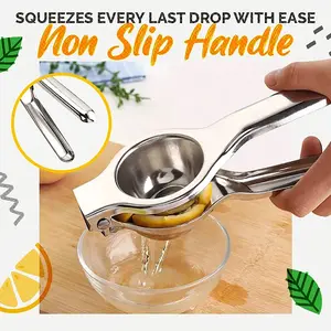 lemon squeezer hand manual stainless steel fruit juicer macine press kitchen tools mini blender kitchen gadgets lemon queezer free global shipping