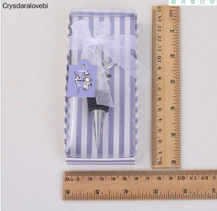 10pcs Nautical themed wine bottle stopper Wedding Favor Gift Birthday Party Business meeting Souvenir Giveaways Regalo - купить по