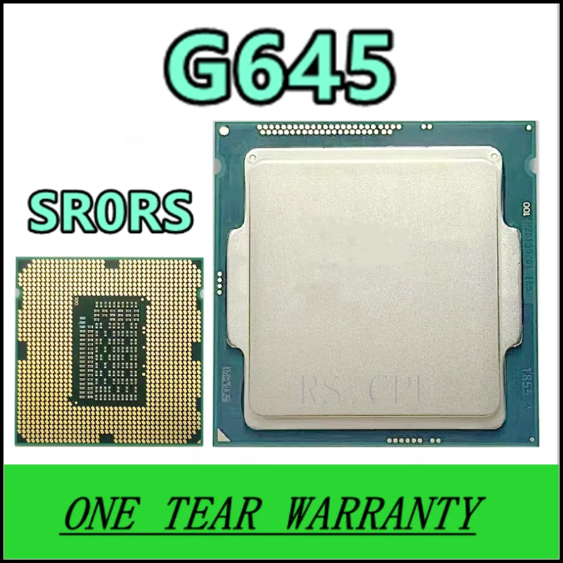 

G645 SR0RS 2.9 GHz Used Dual-Core CPU Processor 3M 65W LGA 1155