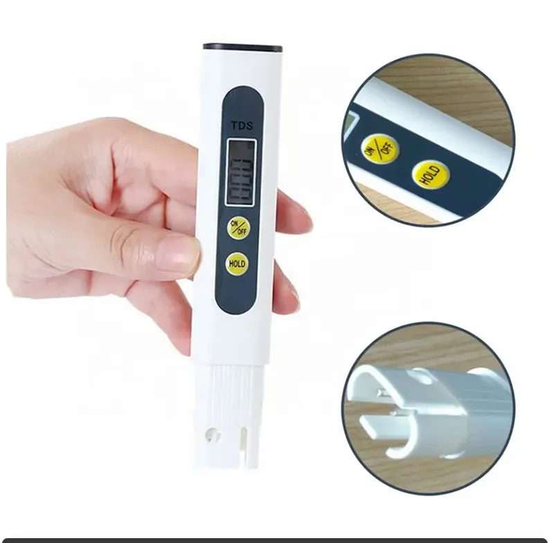 Тестовый Измеритель Качества воды TDS домашний Двухкнопочный Воды 0-9990ppm Цифровой
