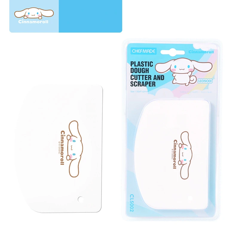 

Kawaii Cinnamoroll Scraper Cartoon Sanrio Cake Plastic Scraper Dough Scraper Kitchen Utensils Accessories Baking Tools Gift