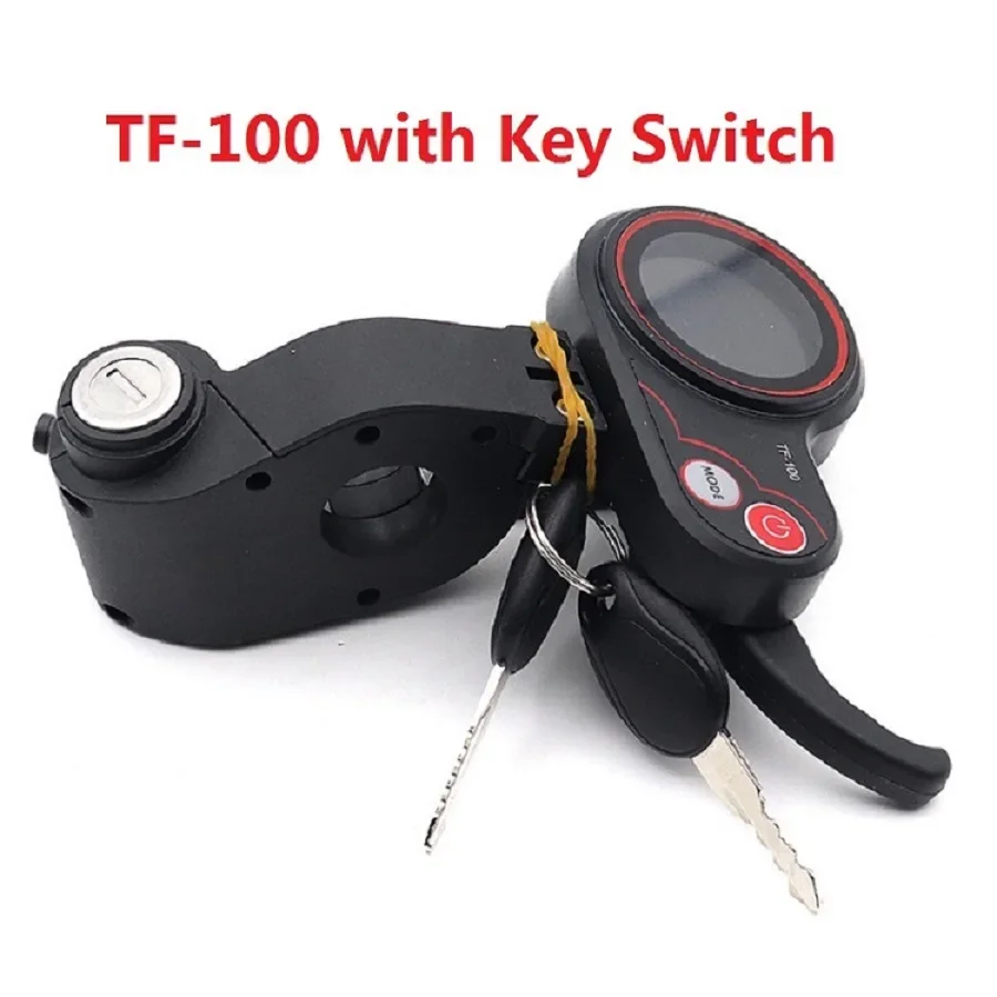TF-100 с замком переключателя ключа 6-контактный ЖК-дисплей переключатель питания