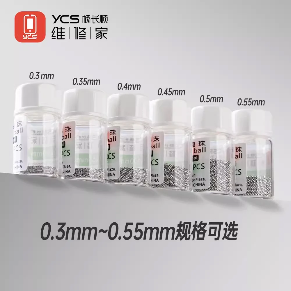 

1 бутылка диаметром 0,3/0,35/0,4/0,45/0,5/0,5/0,55 мм, шарик для припоя для процессора, инструменты для реболлинга BGA