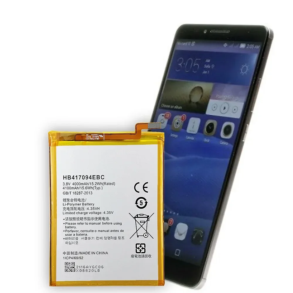 HB 417094 Аккумулятор EBC для HUAWEI Ascend Mate 7 Mate7 MT7-TL00 MT7-UL00 MT7-TL10 MT7-CL00 CL00 4100 мАч новейшая