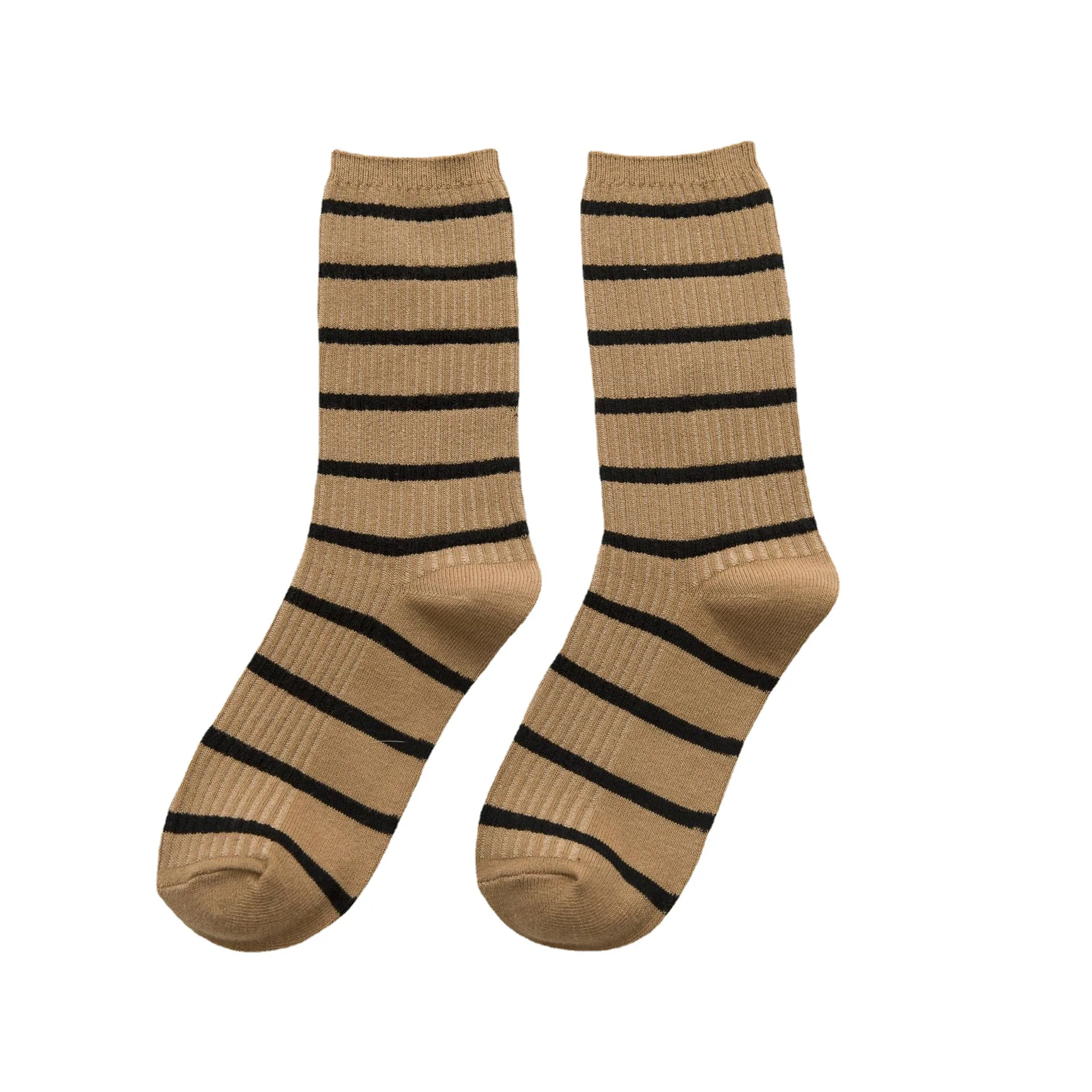 

Носки женские хлопковые в полоску, повседневные спортивные, впитывающие пот, дезодорант, спортивные, Осень-зима