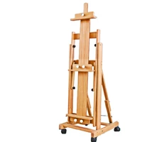Easel Artist Caballete Pintura Dual-purpose Oil Watercolor Painting Frame Solid Wood Easel Painting Stand Painting Accessories