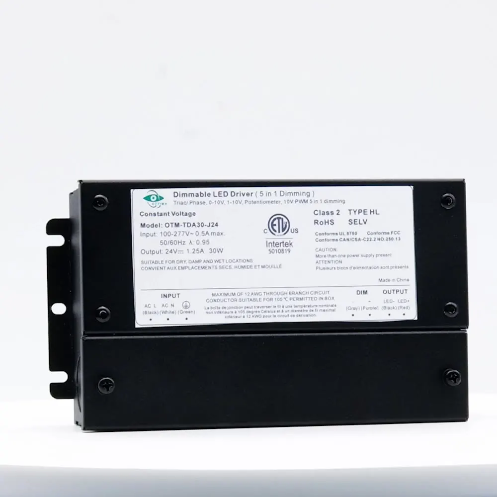 

UL ETL FCC 12 V 24 V constant voltage Junction box Triac dimmable switching 300W LED Driver