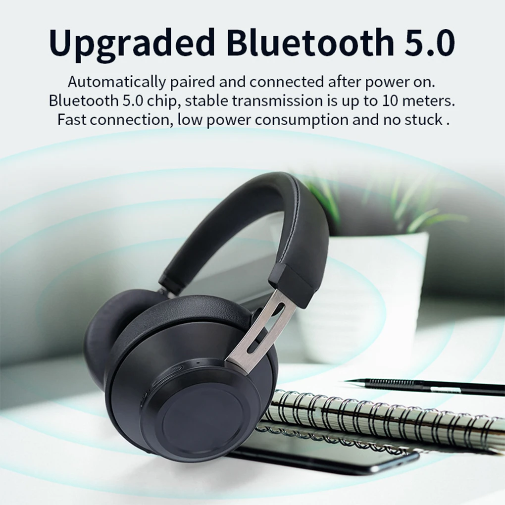 

Bluetooth-наушники с системой объемного шумоподавления