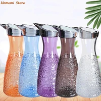creative acrylic water bottle juice bottle food grade plastic water juice ice tea jug with lid water pitcher drinkware