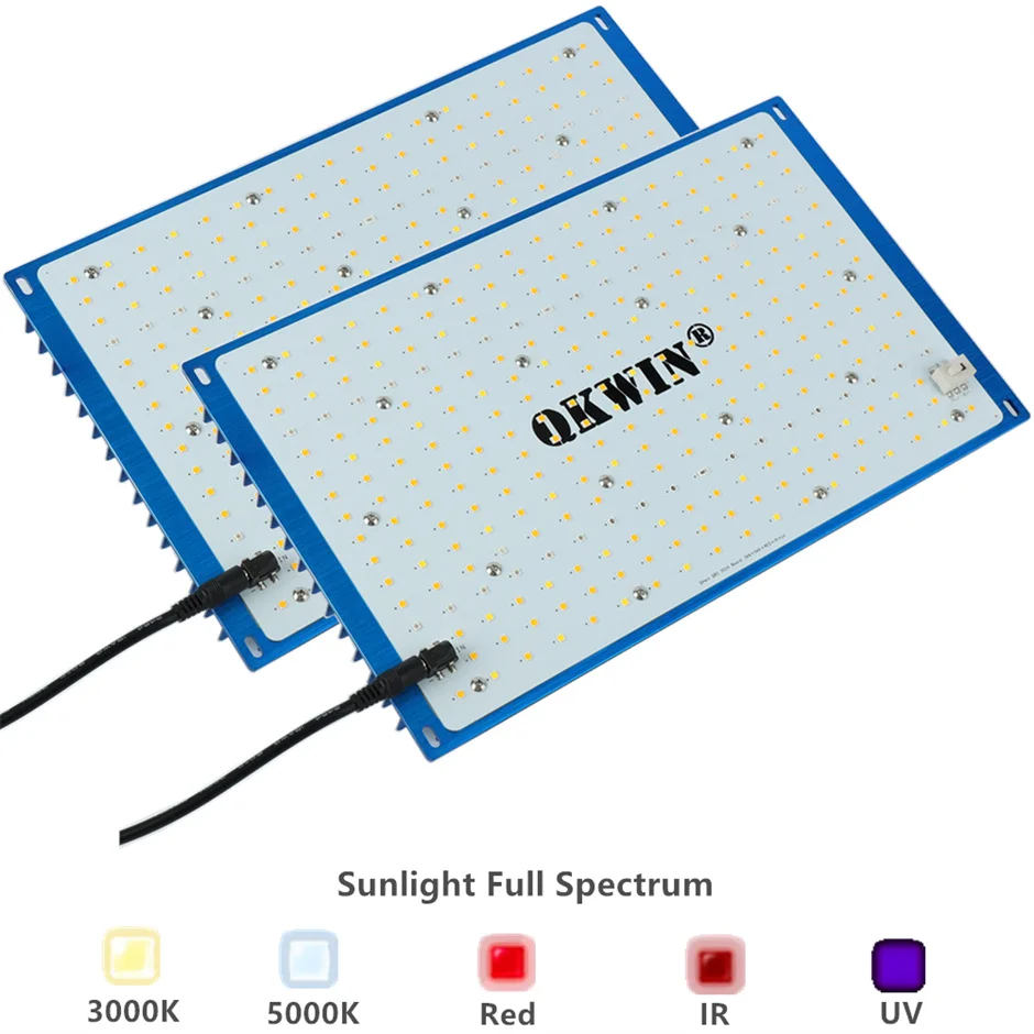 Фото Qkwin QBS Led Grow Light 120 Вт 240 Вт Полный спектр LM301B 2,9Umol/J бусина DIY с красным светом №1