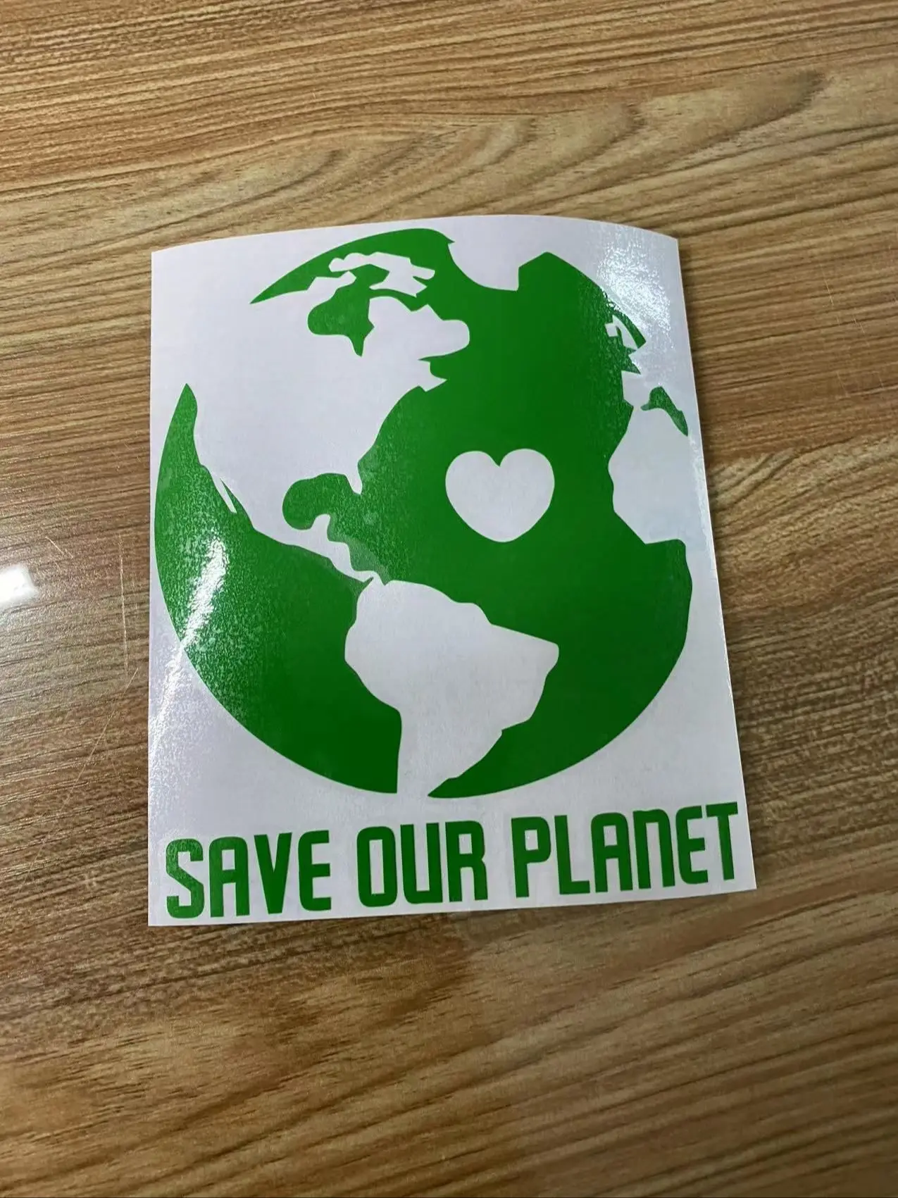Сохраните нашу планету Земля наклейка на автомобиль окружающей среды