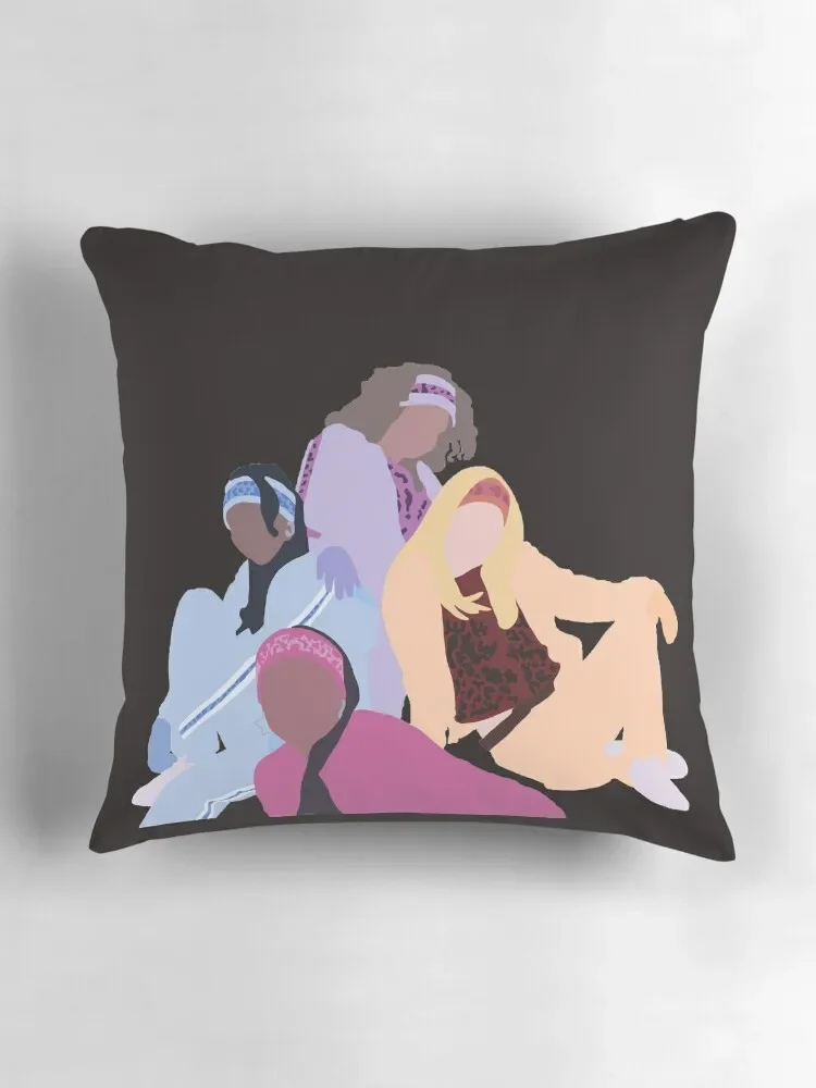 Декоративная диванная подушка в клетку для гостиной