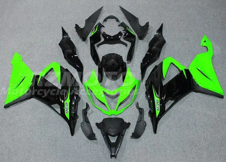 

Новый комплект обтекателей из АБС-пластика, подходит для Kawasaki Ninja ZX-6R 636 2013 2014 2015 2016 2017 2018 13 14 15 16 17 18, комплект кузова зеленого цвета