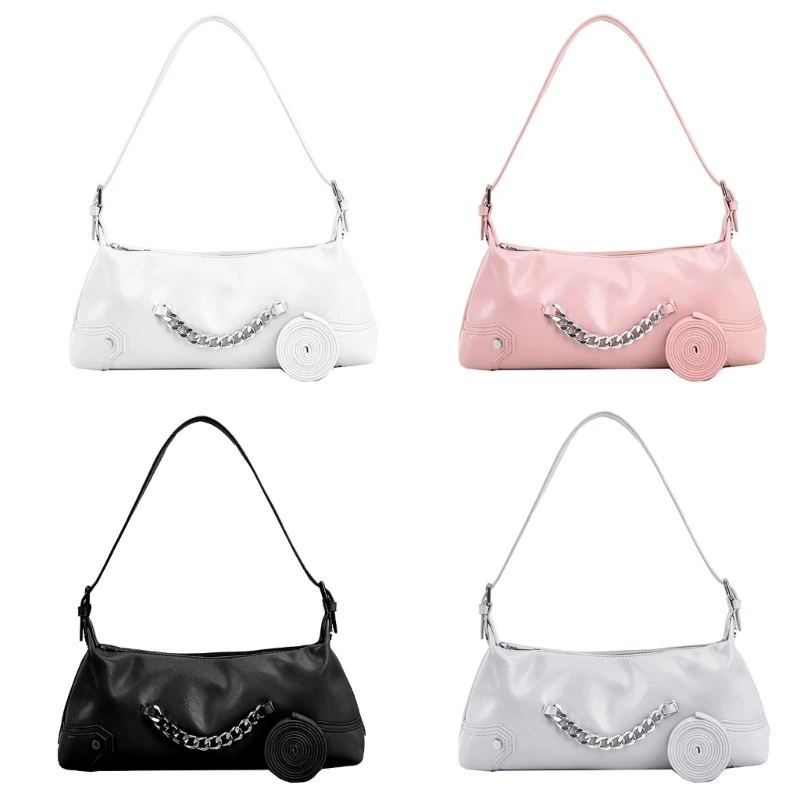 

Versatile Chain Strap Shoulder Bag Compact Lightweight Bag for Party Daily Use