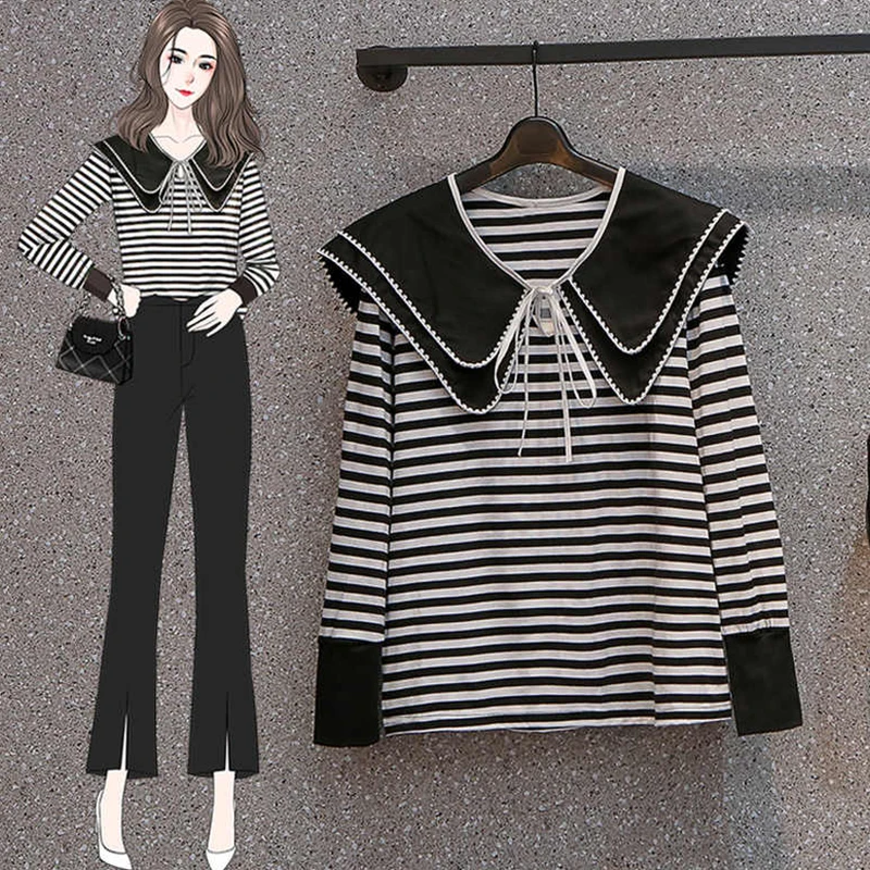 

High Quality Sweatshirts for Striped Women Pullovers Slim Tops Novelty Cheap and Free Shipping Offer on Promotion Female Clothes