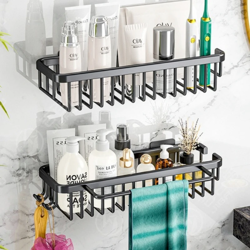 

Настенная полка-органайзер для хранения полотенец, ванной комнаты