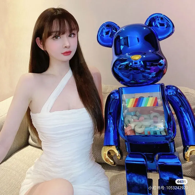 

Bearbricks 1000% Big Size 70cm Toy Model Doll High Quality Mold 28cm Bearbrick 400% Anime Action Figure Large Statue Decorate