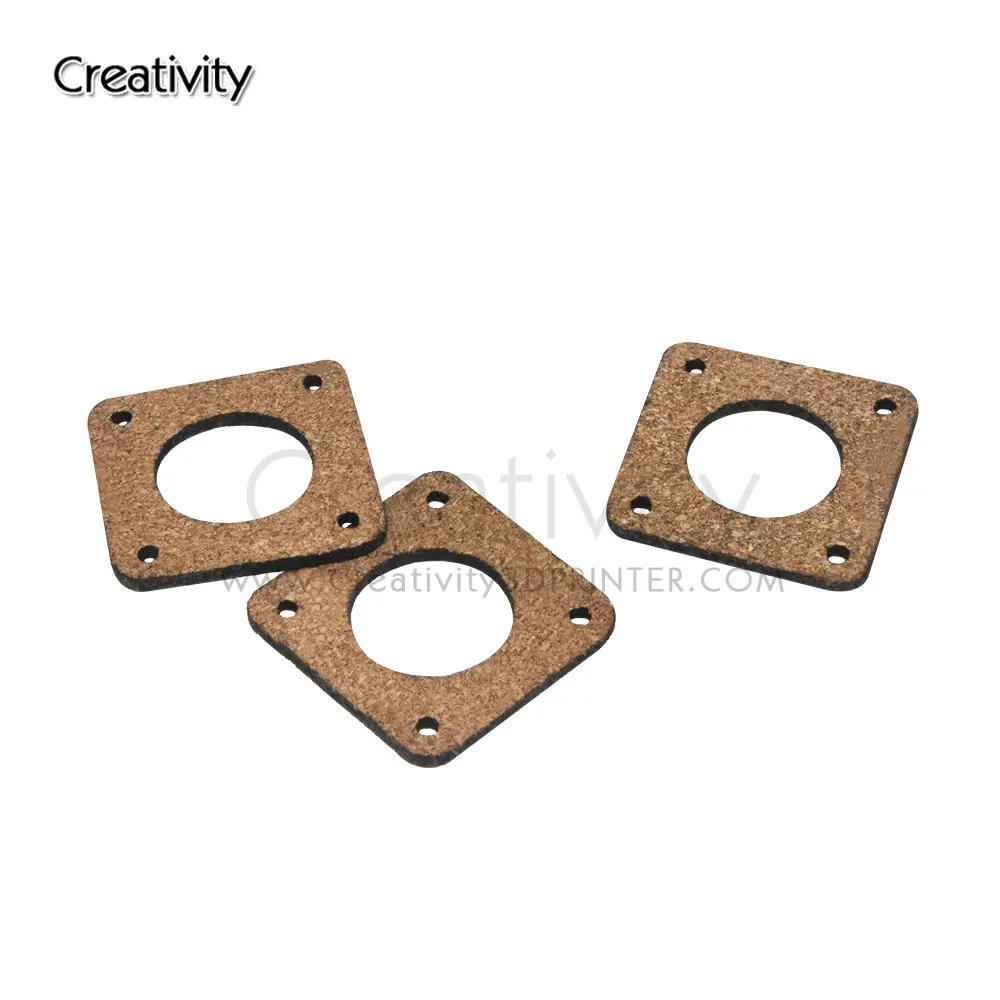

5PCS Nema 17 Stepper Damper Nema17 Stepper Motor Damper Cork Gasket Reprap Isolator 42 Motor Absorber For 3D Printer Motor