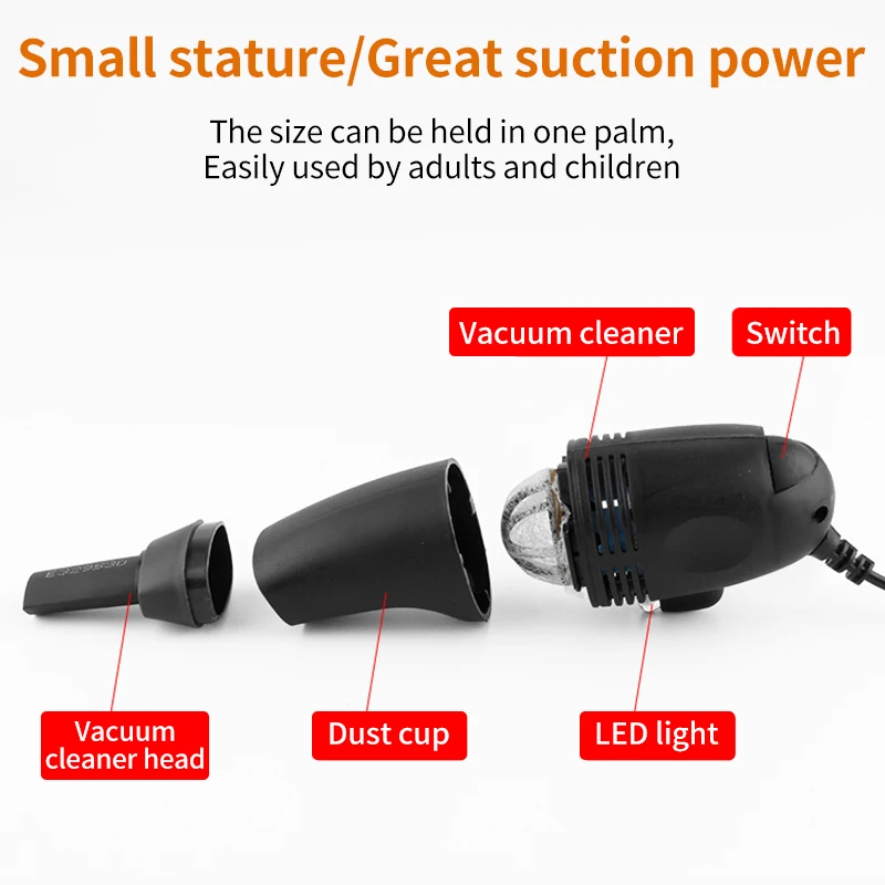 LUXIANZI Mini USB пылесос клавиатура ноутбука чистая щетка многофункциональные
