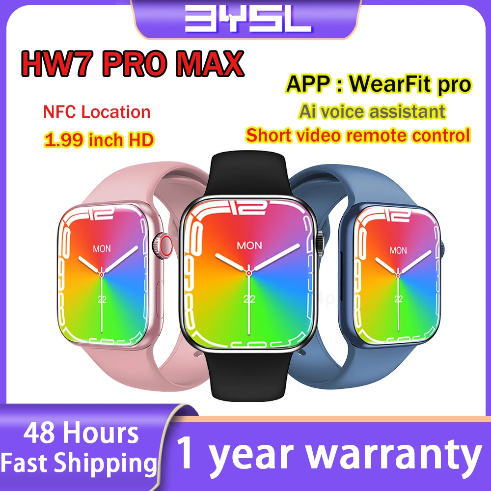 

Оригинальные Смарт-часы iwo 44 мм HW7 Pro MAX с функцией NFC, беспроводное зарядное устройство, монитор уровня сахара в крови, экран с блокировкой пар...