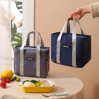 portable lunch bag thermal insulated bento box tote pouch oxford picnic food drink keep warm and cold cooler case travel items