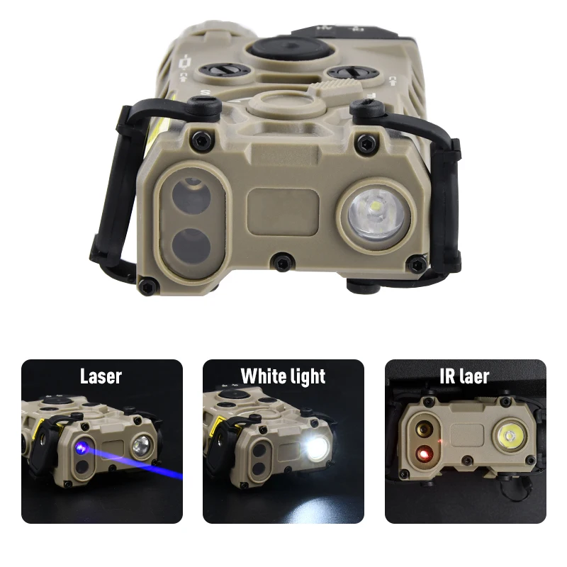 Тактический Eeotec OGL нейлоновый пластик ИК красный зеленый точечный прицел белый