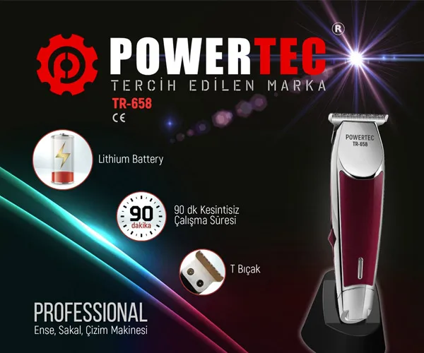 Powertec TR-658 T-Blade Shaver | Бытовая техника