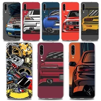 phone case for samsung a02 a10 a20e a30 a40 a50 a70 note 8 9 10 20 plus lite ultra 5g tpu case cover sports car cartoon