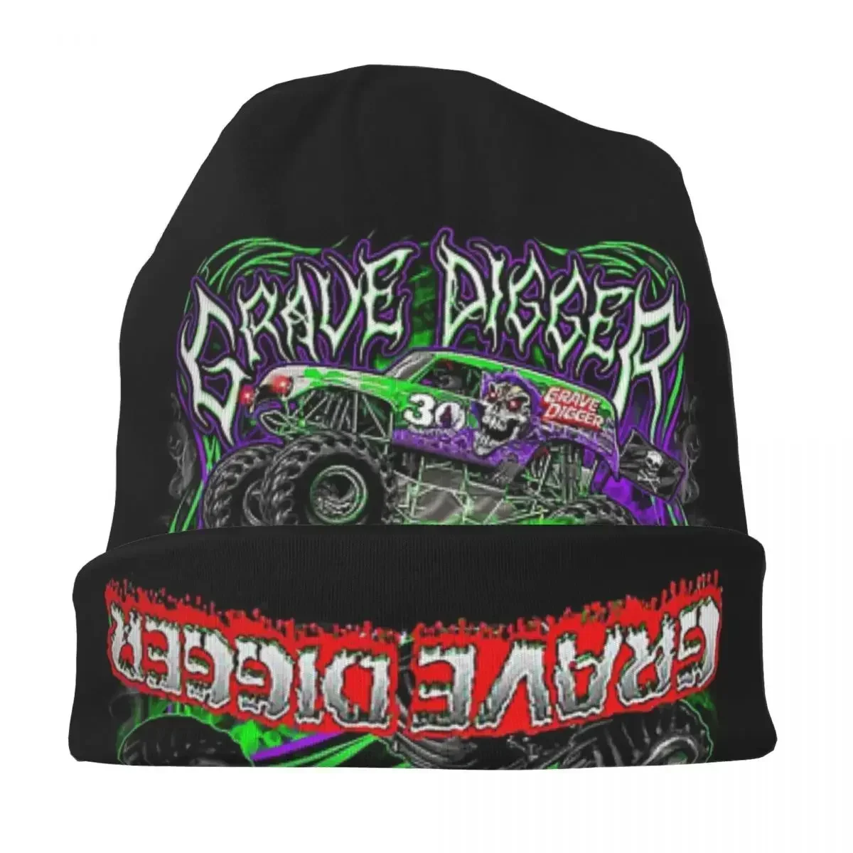 Классические шапки унисекс с рисунком монстра и джема вязаные шапка теплая в