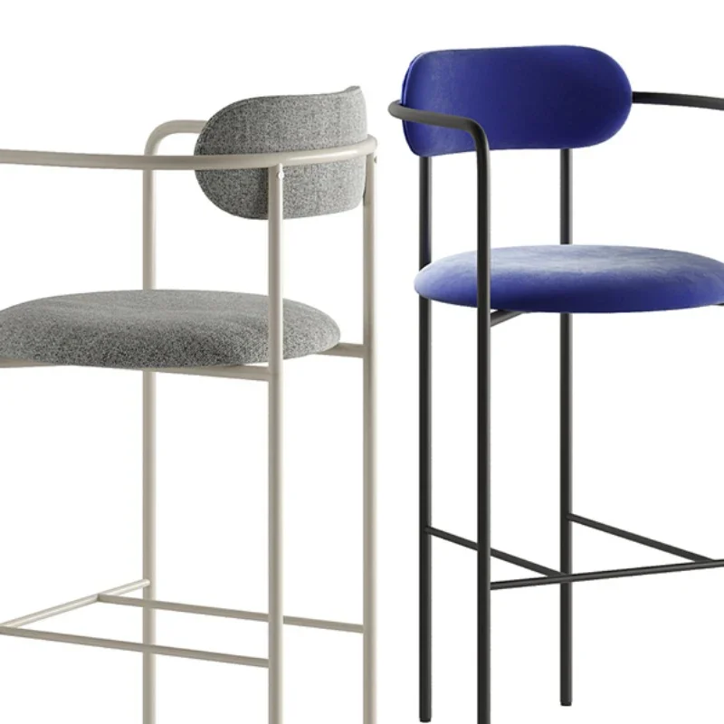 Скандинавский современный барный стул комфортный высокий кухонный стойка