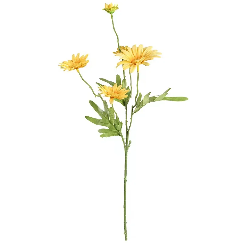 6PCS Artificial Flowers Outdoors Fake Small Daisy Flower UV Resistant for Home Indoor Outside Planter Garden Wedding Vase Decor |