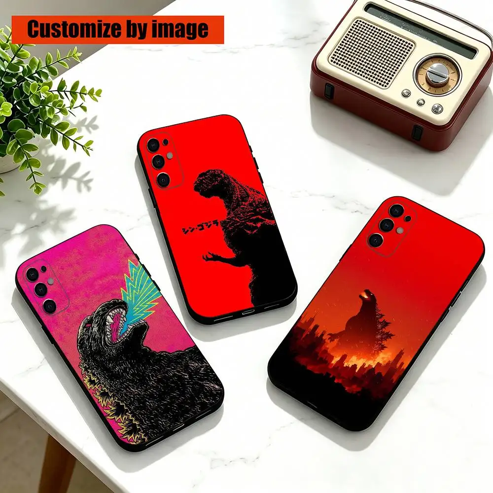Фото Чехол для телефона G-Godzilla Japan Monster Gift, черный, силиконовый, мягкий, для Samsung S25, S24, S21, S22, S23, S30, Ultra, S20, Plus, FE, Lite №1