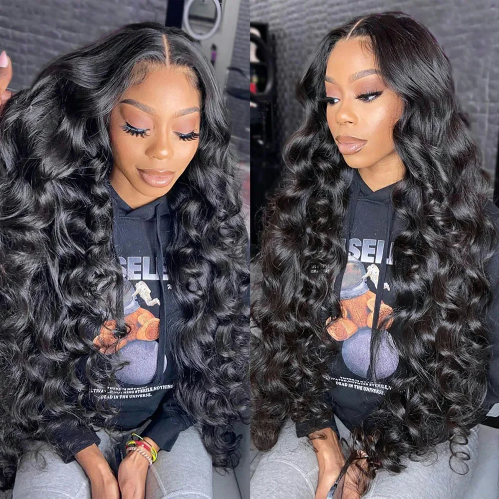 13x4 Bling Hair Body Wave HD Прозрачный парик фронта шнурка 13X6 Фронтальный 180% Плотность