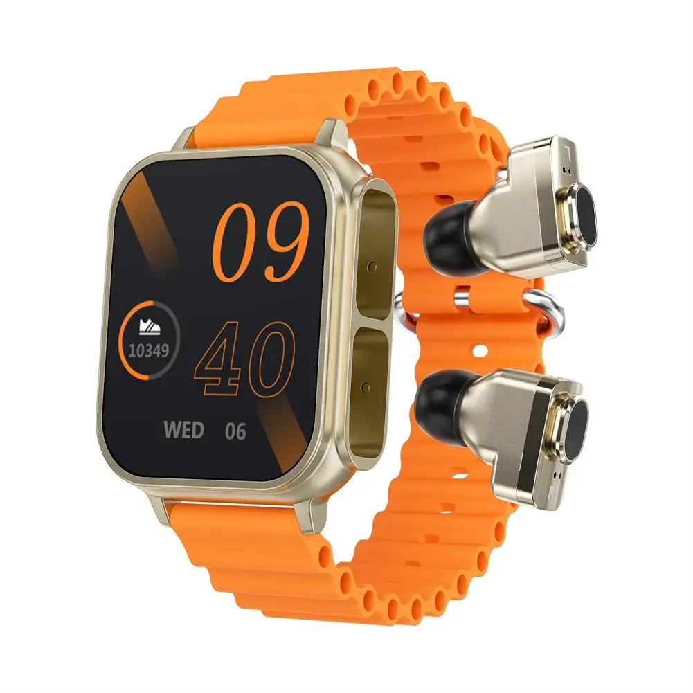 

N22 Men Women Smart Watch With Earbuds 2 In 1 Activity Fitness Tracker Watch Combo Earbuds Sleep Tracker Calorie Counter