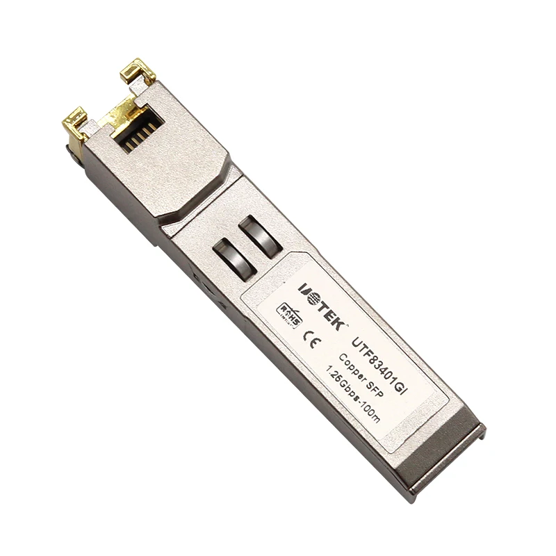 Модуль медного трансивера UOTEK 1000BASE-T SFP интерфейс RJ45 1 25 Гб/с горячее подключение