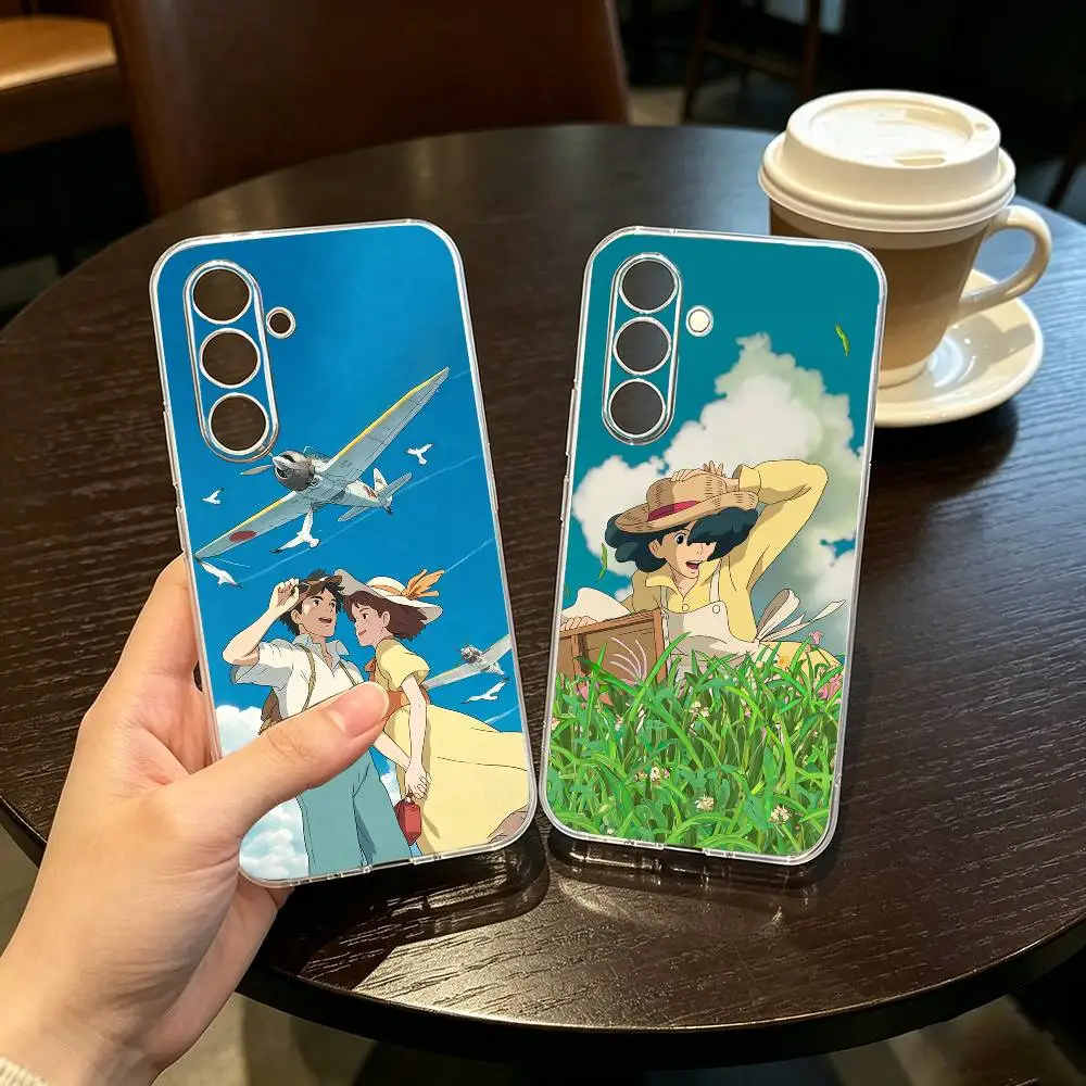 Фото Чехол для телефона Amine The Wind Rises, прозрачный силиконовый мягкий чехол для Samsung A10,12,20,21S,30,31,40,50,51,52,70,71 №1