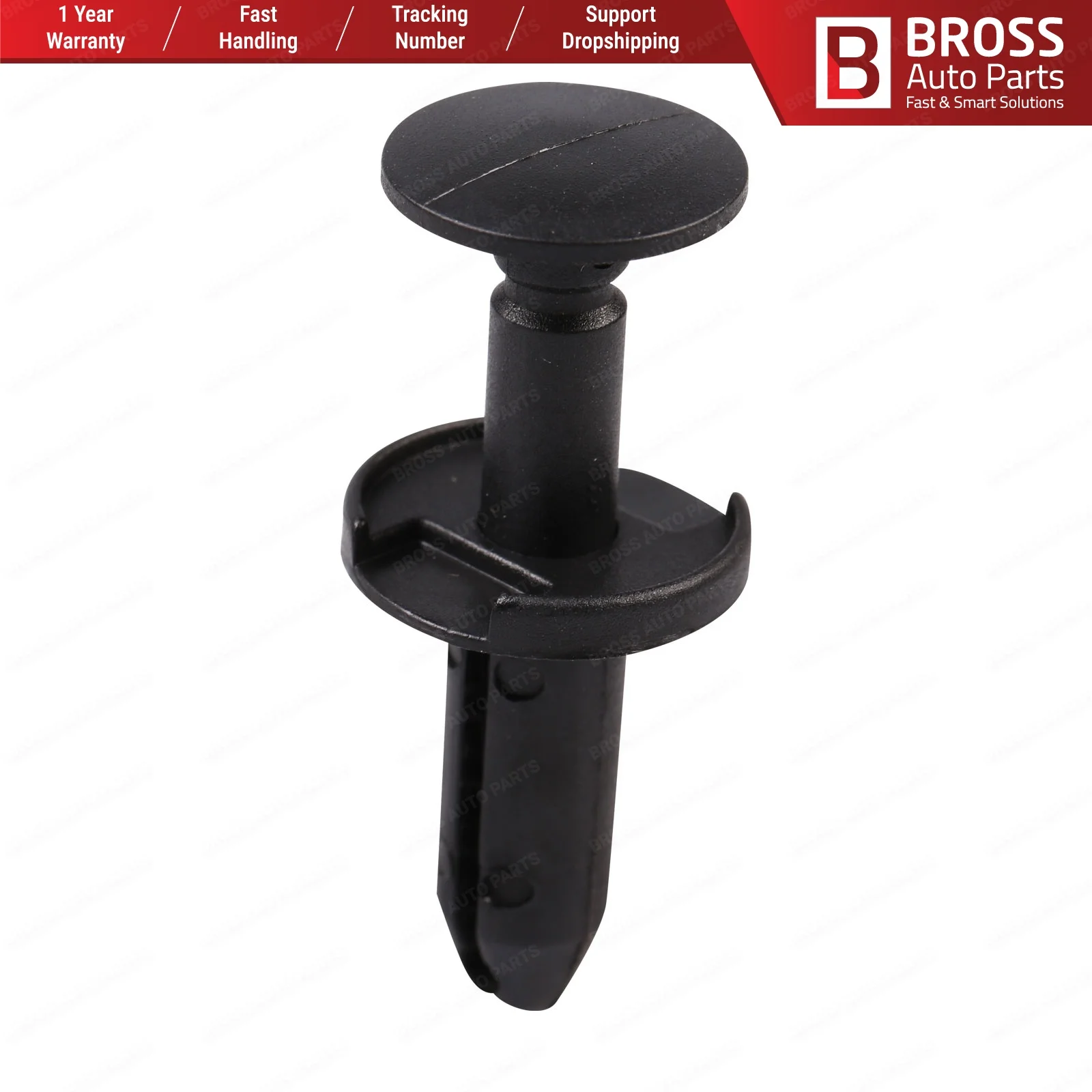 

Bross Auto Parts BCF1635 10 Pieces Fascia Push-Type Retainer for Chrysler : 6504521 Made in Turkey