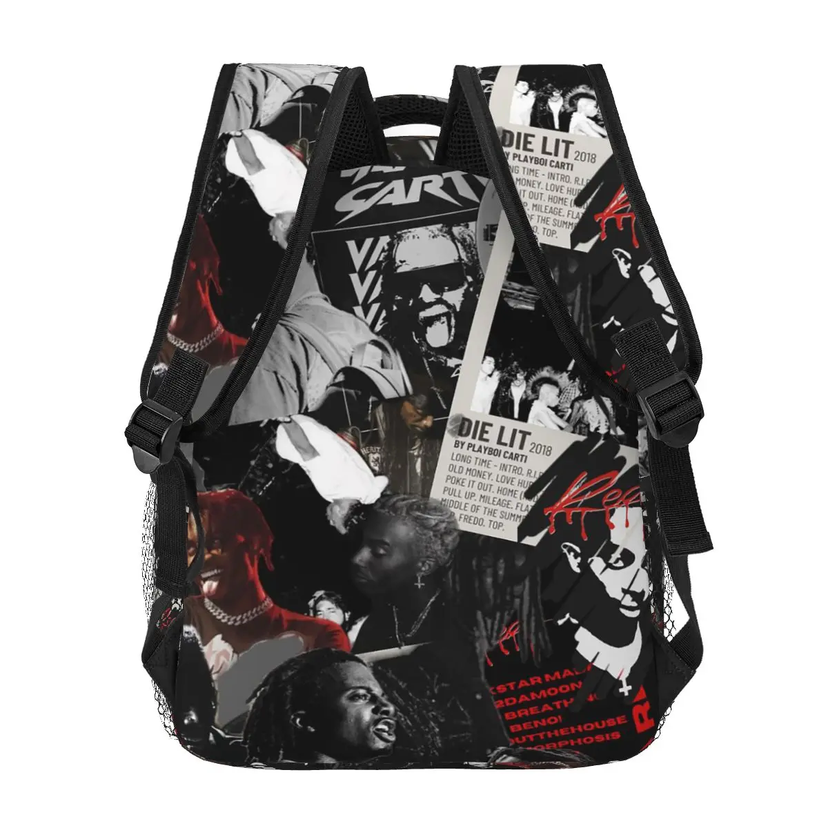 Фото Рюкзак Homixide Gang Mosh Pit Control Playboi Carti Opium Merch HXG для школьников, мальчиков и девочек, сумка для книг, школьная сумка, наплечная сумка №5