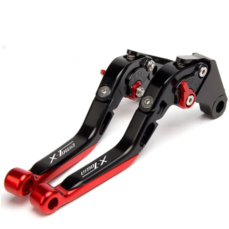 

For KYMCO X-TOWN xtown 125i 300i X TOWN Motorcycle Accessories CNC Adjustable Folding Extendable Brake Clutch Lever With logo