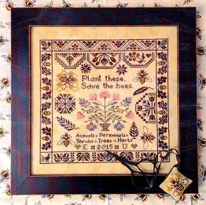 Набор для вышивки крестиком с пчелами 40-40 высококачественный хлопковый холст