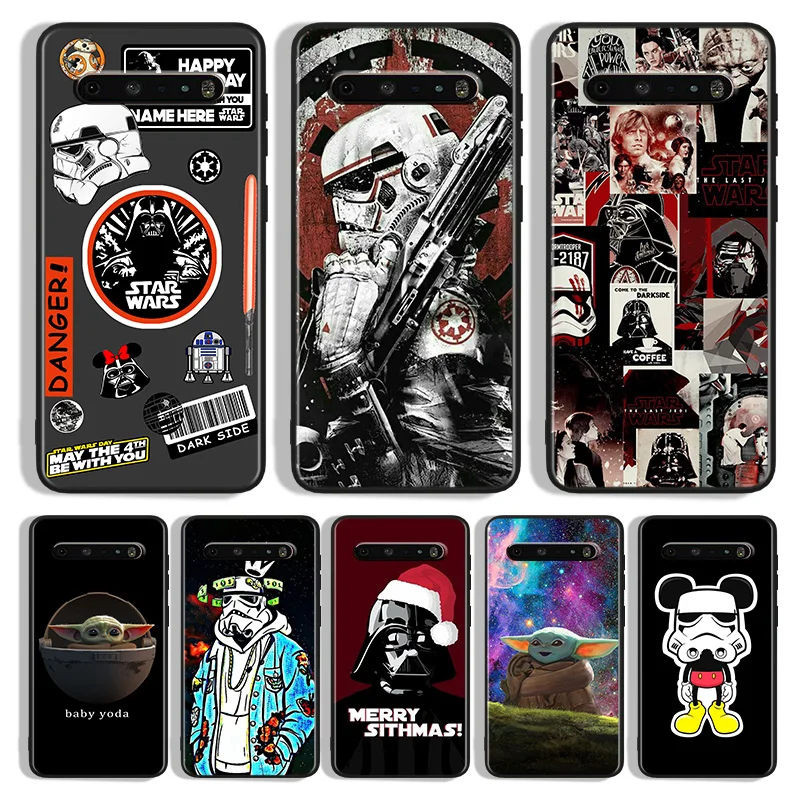 

tar Wars baby yoda Mickey For LG K92 K71 K61 K52 K51S K42 K41S K40S K22 Q60 V60 V50 V40 V30 G8X G8 ThinQ Black Phone Case