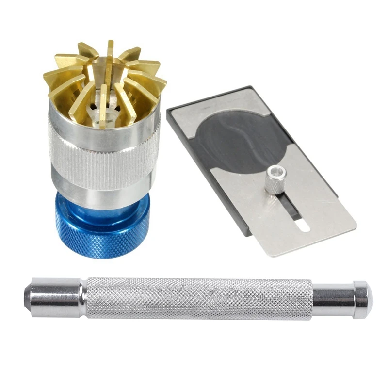 Screw Repairing Tool For Watchmaker Crown Watch Winder 4.0Mm & Crystal Lift Glass Cop Watch Opener Remove Watch Glass Platform B